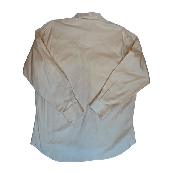 Wrangler Mens Long Sleeve Mid Weight X-Long Tails 17.5-35 Button Down Shirt - Picture 3 of 6